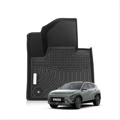 Kona SX2 Gasoline 2023-2025 5-seater all-weather material car mat 3d tpe car floor mats - 副本